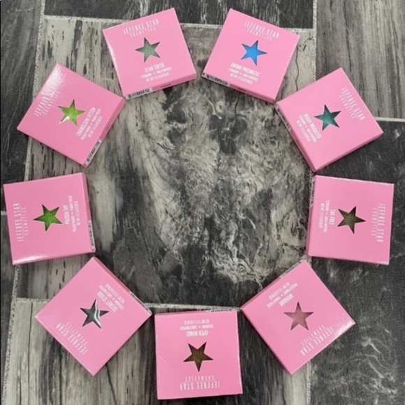 NEW! JEFFREE STAR Pressed Pigment Eye Shadow Single STAR CREEK Metallic Green - Picture 6 of 6